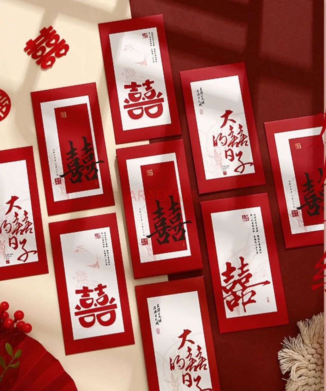 120pcs Red envelope wedding exclusive door blocking new style Chinese wedding small red envelope birthday reception red envelope
120pcs Red envelope wedding exclusive door blocking new style Chinese wedding small red envelope birthday reception red envelope
