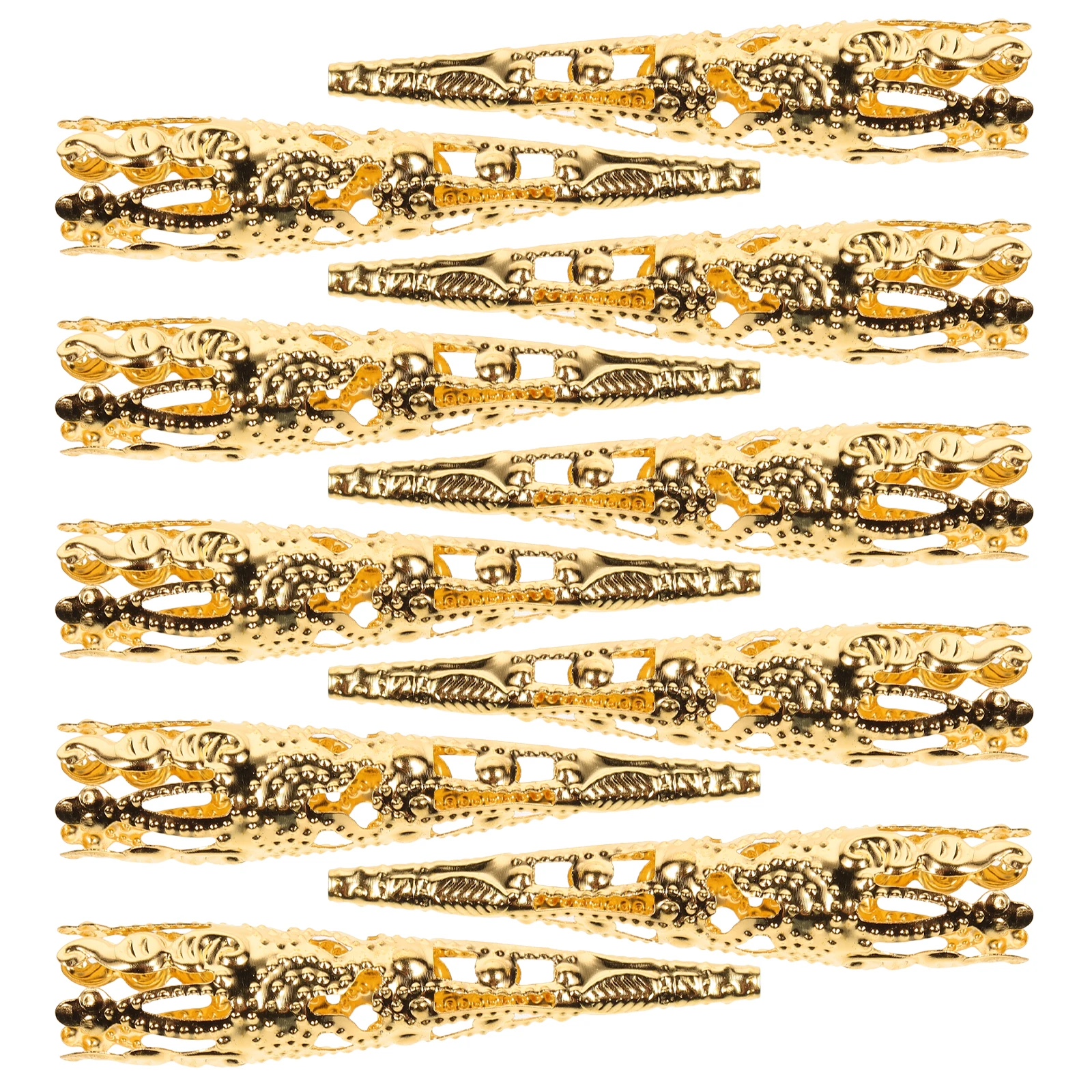 100Pcs 5-Petal Iron Bead Cones Trumpet Flower Holders Filigree Beads Caps Earring Necklace Crafting
100Pcs 5-Petal Iron Bead Cones Trumpet Flower Holders Filigree Beads Caps Earring Necklace Crafting