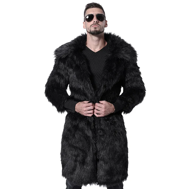Luxury Brand Men's Faux Fur Coat with Lapel Collar Young Style Eco-friendly Fur Fox Fur Coat Winter Warm Windbreaker Windproof
Luxury Brand Men's Faux Fur Coat with Lapel Collar Young Style Eco-friendly Fur Fox Fur Coat Winter Warm Windbreaker Windproof
