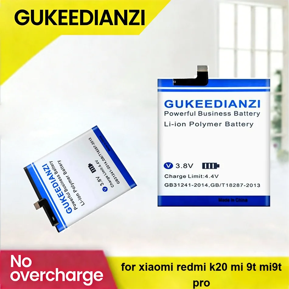Mobile Phone Battery Safe BP41 BP40 5000-6600mAh For Xiaomi Redmi K20 For MI 9T mi9t Pro
Mobile Phone Battery Safe BP41 BP40 5000-6600mAh For Xiaomi Redmi K20 For MI 9T mi9t Pro