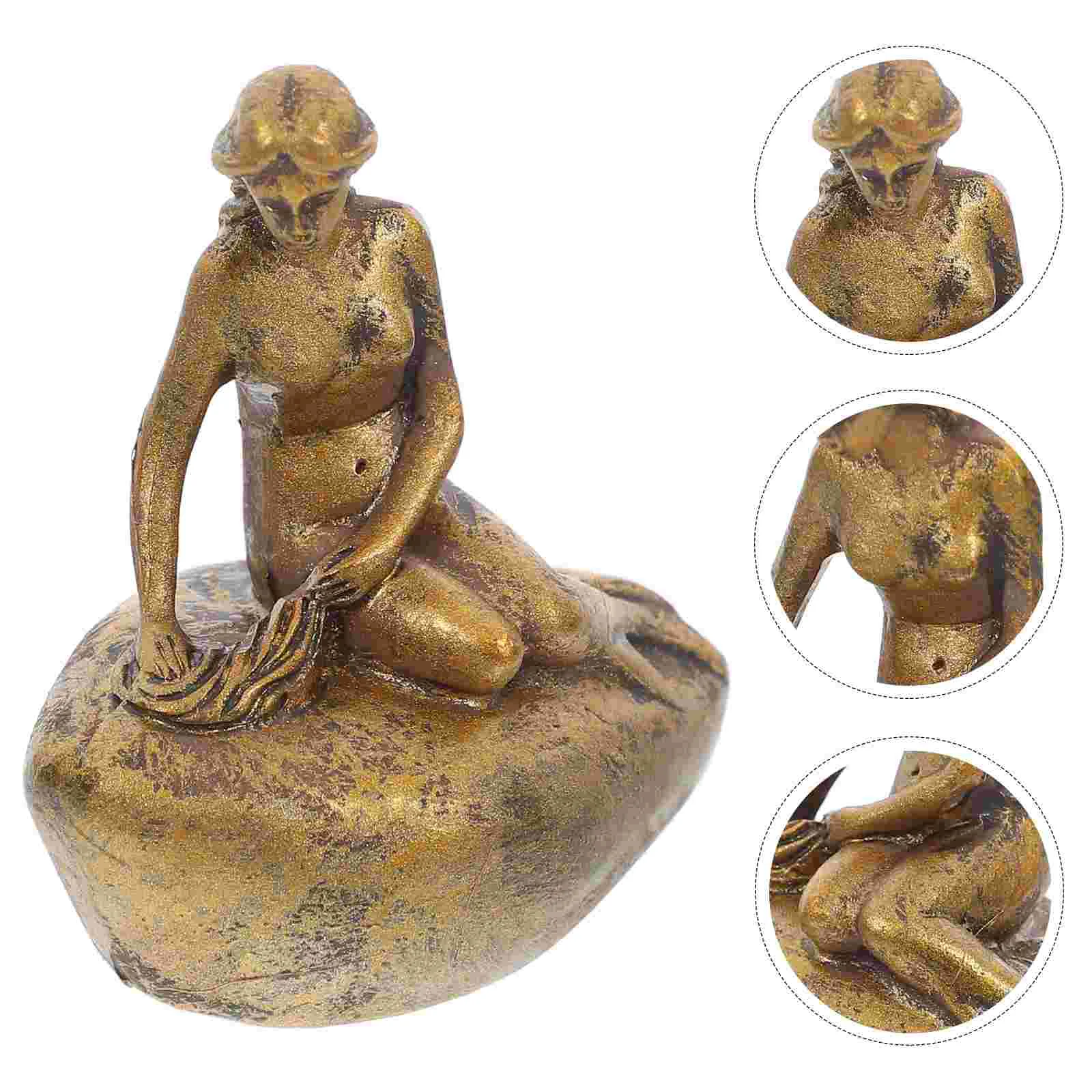 3 Pcs Resin Mermaid Sculptures Mini Garden Accessories Lifelike Figurines Home Decor Desk Bedside Table Living Room Unique
3 Pcs Resin Mermaid Sculptures Mini Garden Accessories Lifelike Figurines Home Decor Desk Bedside Table Living Room Unique
