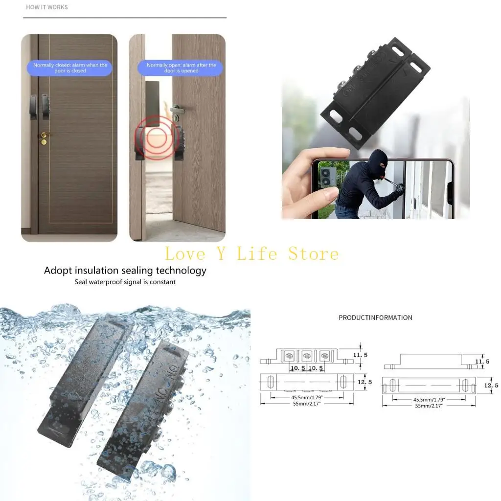 L74C Удобный магнитный датчик дверей ABS SESOR для системы безопасности окон и дверей
L74C Удобный магнитный датчик дверей ABS SESOR для системы безопасности окон и дверей