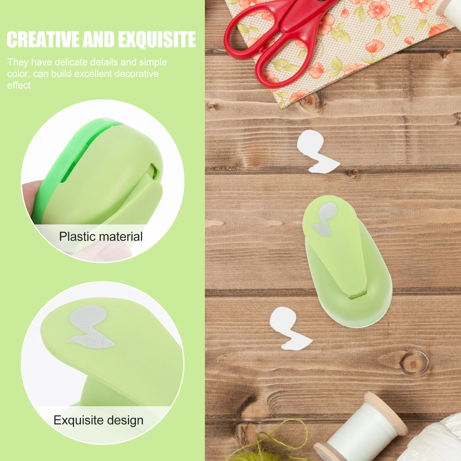 Plastic Embossing Device DIY Paper Puncher Craft Art Punch Scrapbook Handmade Lovely Shape Child Supply Portable Lightweight
Plastic Embossing Device DIY Paper Puncher Craft Art Punch Scrapbook Handmade Lovely Shape Child Supply Portable Lightweight