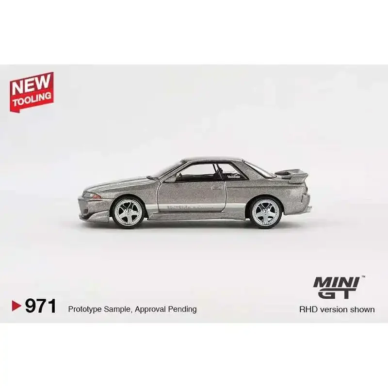 MINIGT 971 В наличии 1:64 Skyline Nissan GTR R32 Veilside Combat C-I Veilside Combat Grey Модель автомобиля Игрушки Литая под давлением Диорама
MINIGT 971 В наличии 1:64 Skyline Nissan GTR R32 Veilside Combat C-I Veilside Combat Grey Модель автомобиля Игрушки Литая под давлением Диорама