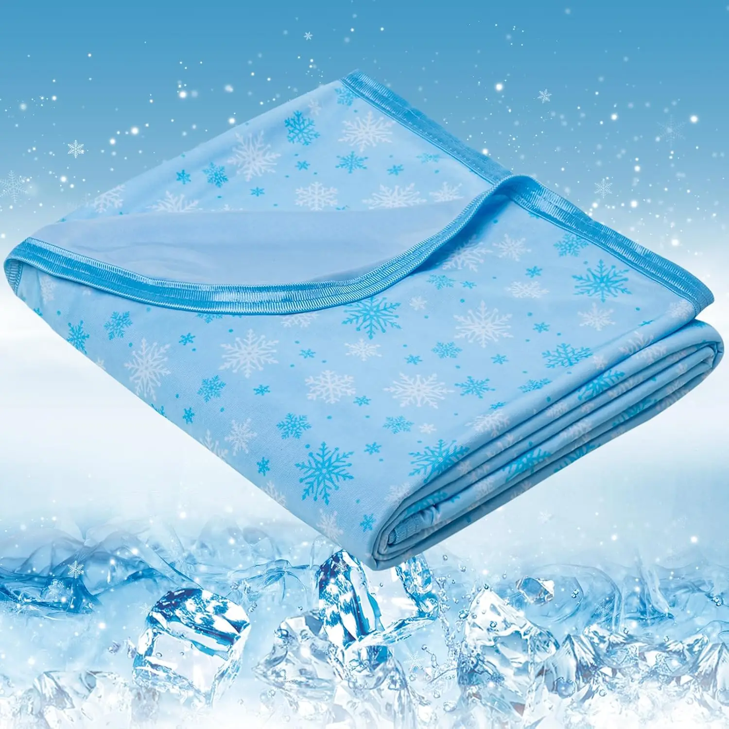 Cooling Blanket for Hot Sleepers - Soft & Lightweight Summer Cold Throw 50"x70"
Cooling Blanket for Hot Sleepers - Soft & Lightweight Summer Cold Throw 50"x70"