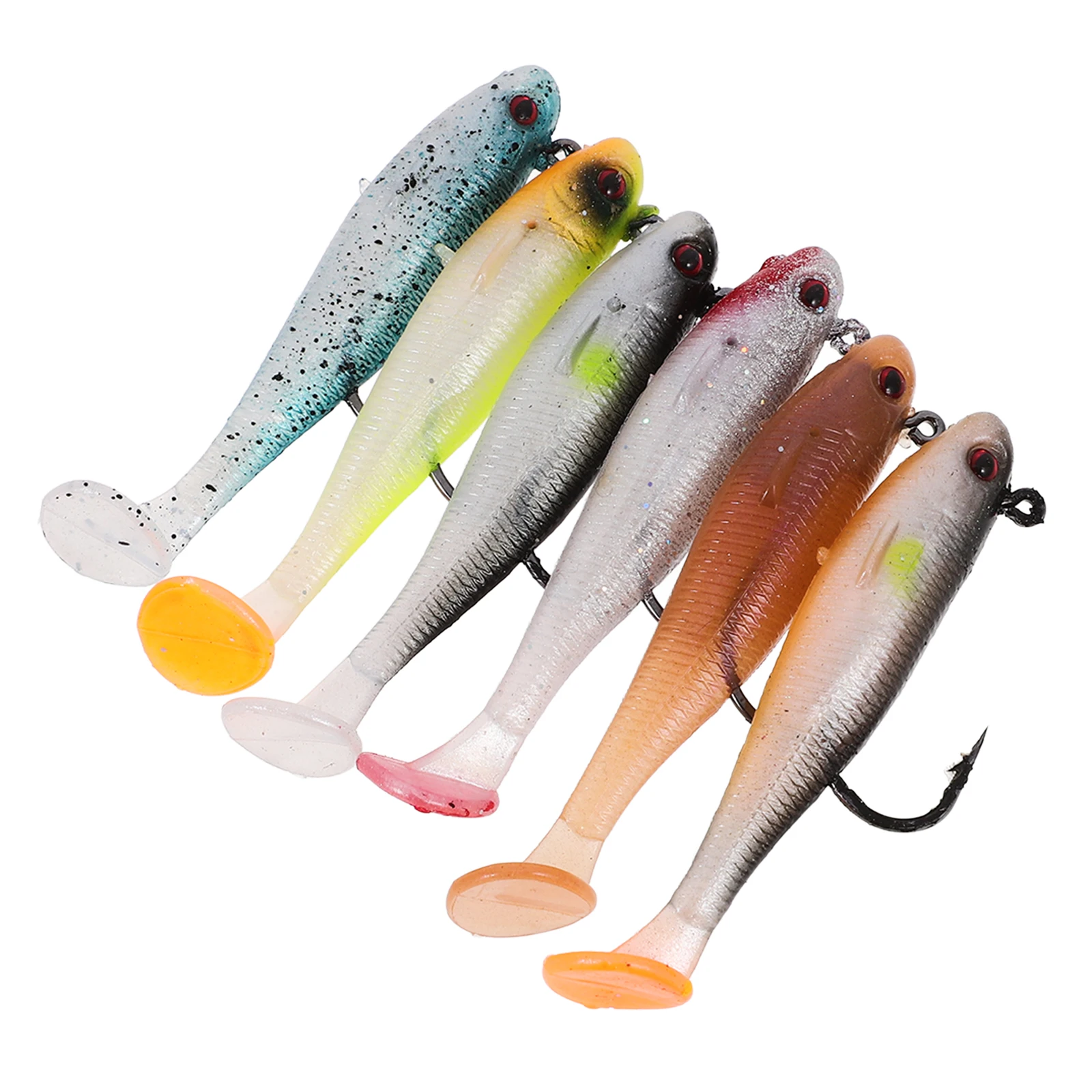 6 Pcs Bass Lures Small Abs Professional Fake Baits Portable Universal Saltwater Fishing Lure Wear Resistant Bait Fishing Gears
6 Pcs Bass Lures Small Abs Professional Fake Baits Portable Universal Saltwater Fishing Lure Wear Resistant Bait Fishing Gears