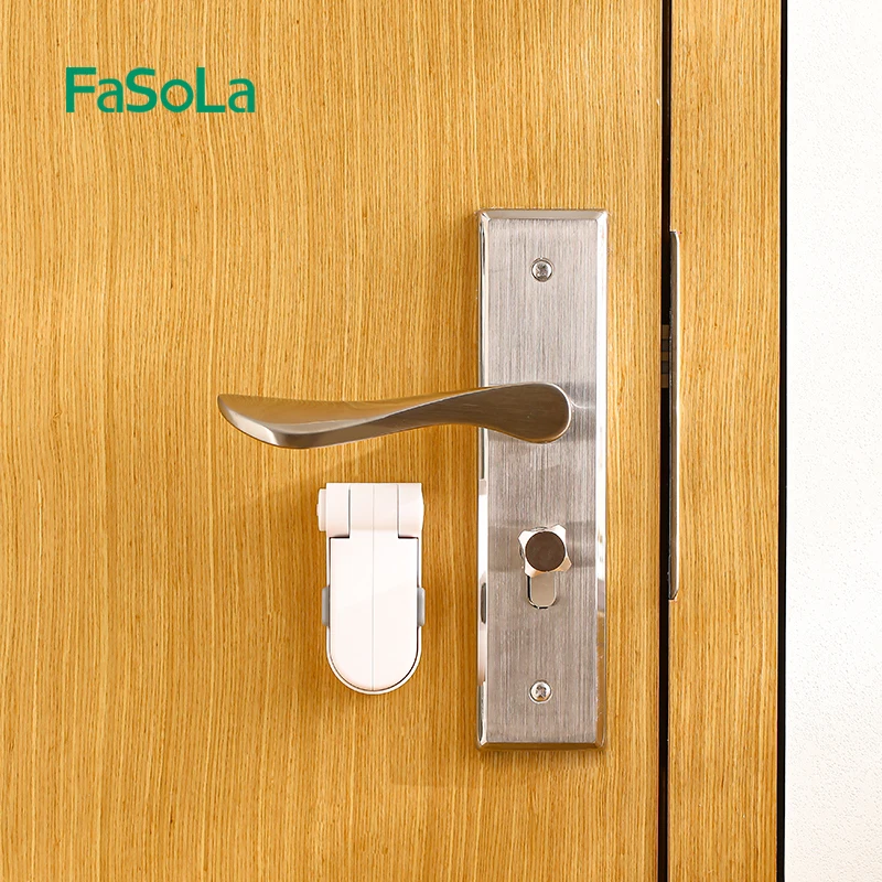 Защитное устройство FaSoLa, безопасный замок с ручкой для детей, замок для двери для детей, замок для двери
Защитное устройство FaSoLa, безопасный замок с ручкой для детей, замок для двери для детей, замок для двери