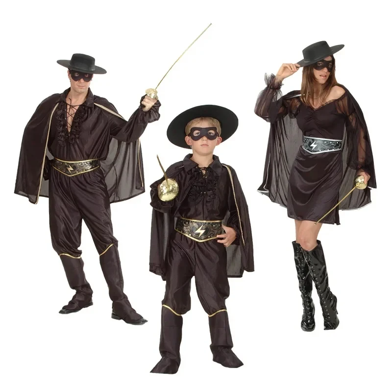 ☆YunCos Men And Women Zorro Cosplay Costume Black Hero Swordsman Clothing Cape Jacket Eye Mask Belt Trousers Hat s Party Dress☆
☆YunCos Men And Women Zorro Cosplay Costume Black Hero Swordsman Clothing Cape Jacket Eye Mask Belt Trousers Hat s Party Dress☆