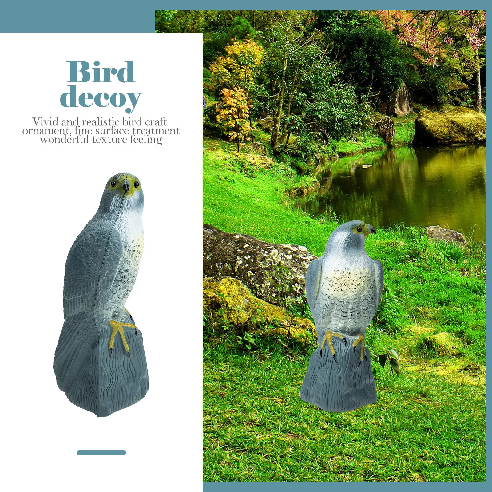 Hunting Decoy Decorative Faux Bird High-Class Pe Wear-Resistant Outdoor Garden Ornaments Realistic Bird Craft Hunting
Hunting Decoy Decorative Faux Bird High-Class Pe Wear-Resistant Outdoor Garden Ornaments Realistic Bird Craft Hunting