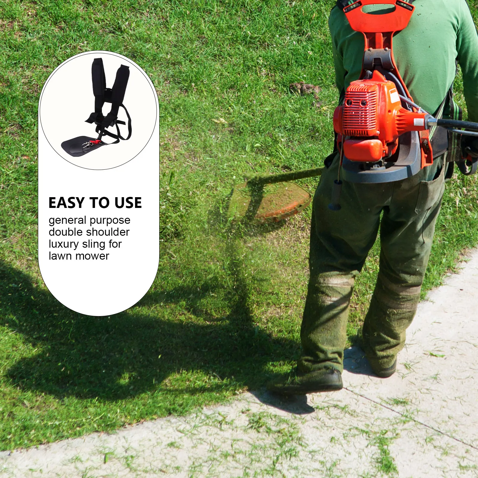 1Pcs Comfortable Shoulder Strap Grass Cutter Harness Belt Padded Double Shoulder Trimmer Belt Brush Cutter Accessories
1Pcs Comfortable Shoulder Strap Grass Cutter Harness Belt Padded Double Shoulder Trimmer Belt Brush Cutter Accessories