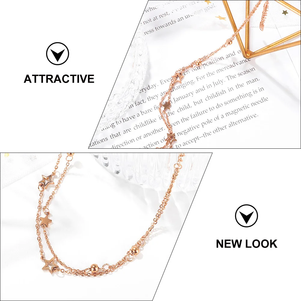 1pc Women Fashion Anklet Golden Dainty Double Layered Chain Adjustable Simple Ankle Jewelry Foot Pendant Elegant Bracelet
1pc Women Fashion Anklet Golden Dainty Double Layered Chain Adjustable Simple Ankle Jewelry Foot Pendant Elegant Bracelet