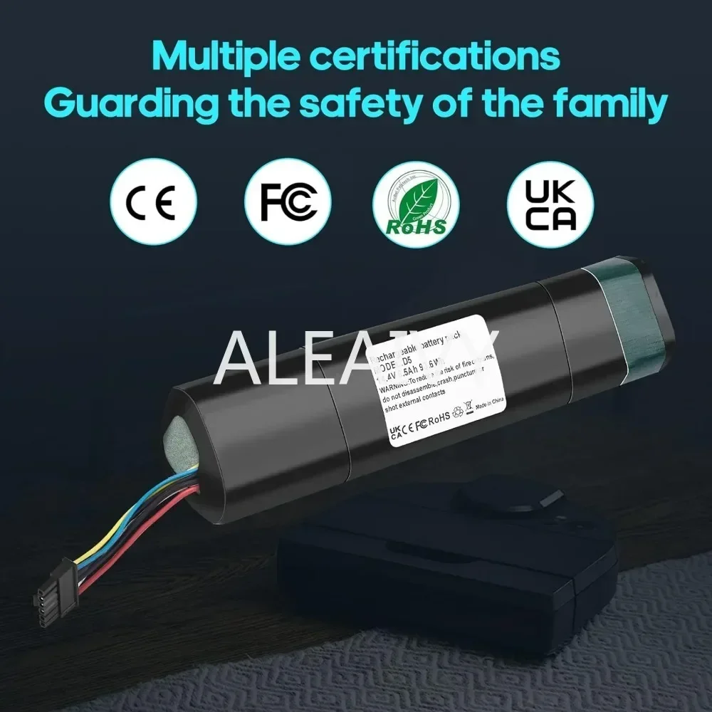Replacement Battery for Neato Botvac Connected,D3,D3+,D4,D5,D5+,D6, D7 Robotic Vacuum Cleaners,Part Number: 945-0225/205-0011
Replacement Battery for Neato Botvac Connected,D3,D3+,D4,D5,D5+,D6, D7 Robotic Vacuum Cleaners,Part Number: 945-0225/205-0011