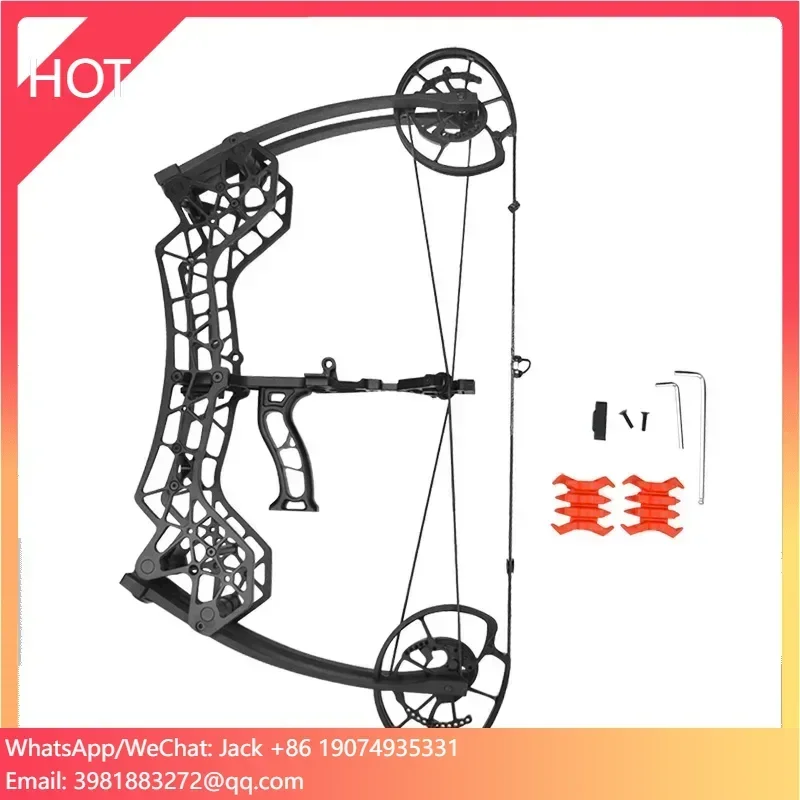 M109F CNC Machined 7075 Aluminum Alloy Hunting Bow 30-60 lbs Powerful Hunting Compound Bow
M109F CNC Machined 7075 Aluminum Alloy Hunting Bow 30-60 lbs Powerful Hunting Compound Bow