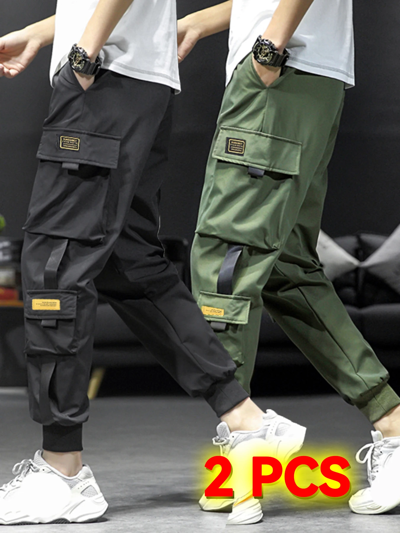 New Multi-Pockets Spring Summer Cargo Pants Men Streetwear Zipper Leg Skinny Work Joggers Cotton Casual Tactical Trousers
New Multi-Pockets Spring Summer Cargo Pants Men Streetwear Zipper Leg Skinny Work Joggers Cotton Casual Tactical Trousers