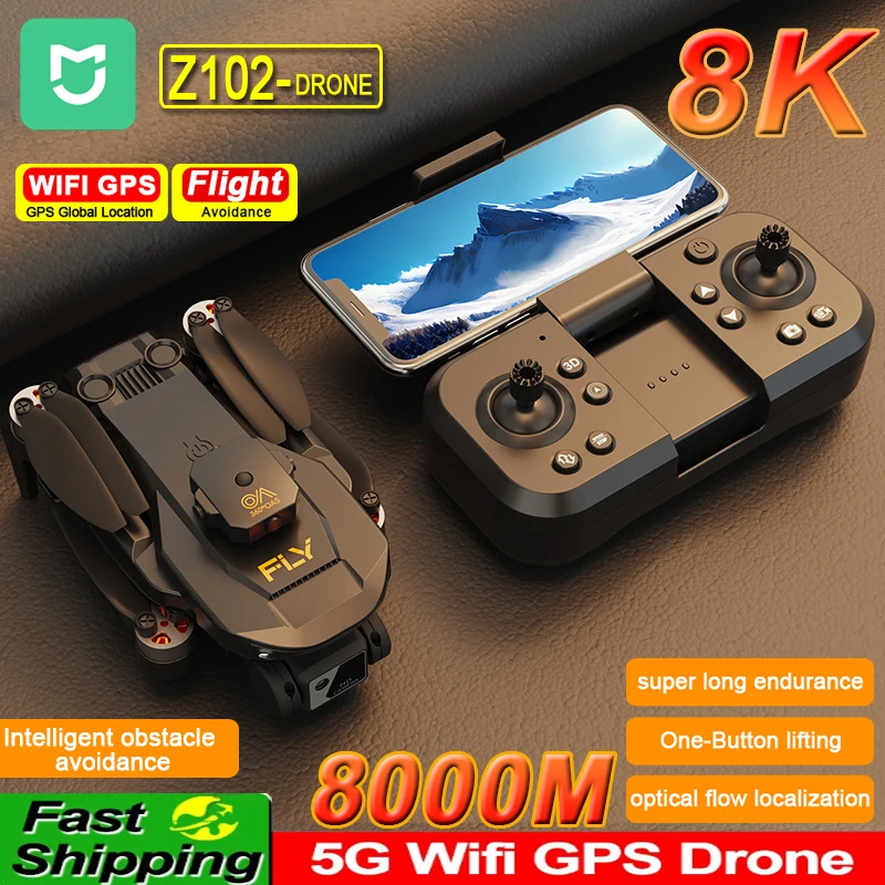 Mijia Z102 Drone Brushless Obstacle Avoidance Aircraft HD Aerial Photography Set High Light Flow Remote Control Aircraft Toys
Mijia Z102 Drone Brushless Obstacle Avoidance Aircraft HD Aerial Photography Set High Light Flow Remote Control Aircraft Toys