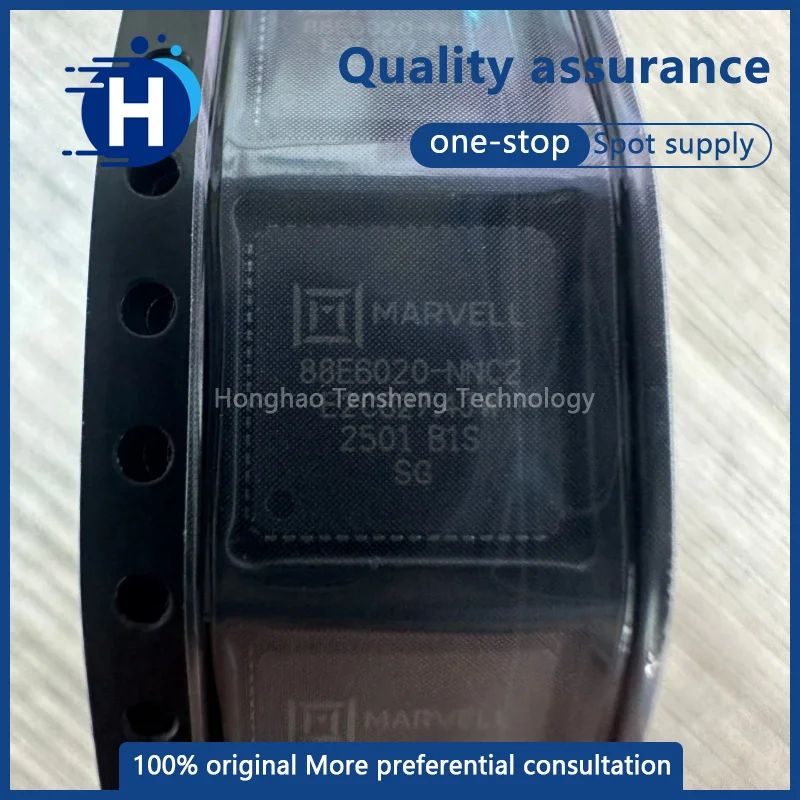 1 piece of high-quality 88E6020-B1-NNC2I000 88E6020-NNC2 Ethernet control chip in a QFN64 package
1 piece of high-quality 88E6020-B1-NNC2I000 88E6020-NNC2 Ethernet control chip in a QFN64 package