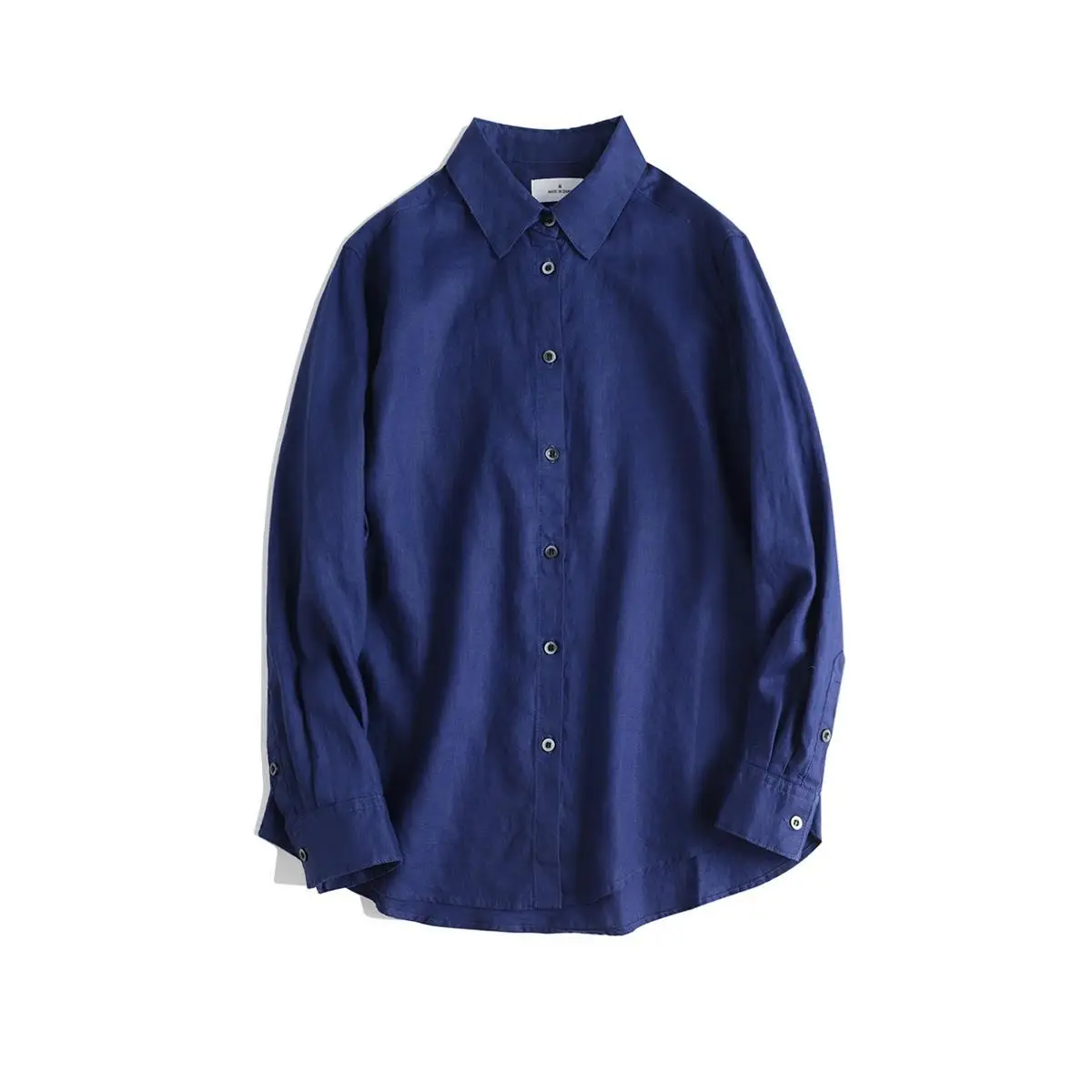 Dave&di Linen Commuting Long Sleeved Shirt Simple And Artistic Solid Color Loose Collar Comfortable And Breathable Shirt
Dave&di Linen Commuting Long Sleeved Shirt Simple And Artistic Solid Color Loose Collar Comfortable And Breathable Shirt