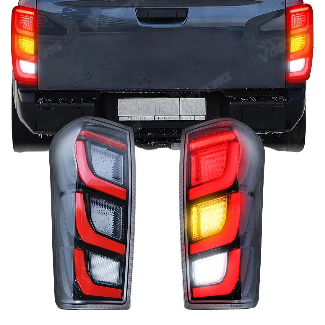 24-26 D-MAX Tail Light Assembly High-End LED Running Lights Brake Lights Fitment
24-26 D-MAX Tail Light Assembly High-End LED Running Lights Brake Lights Fitment