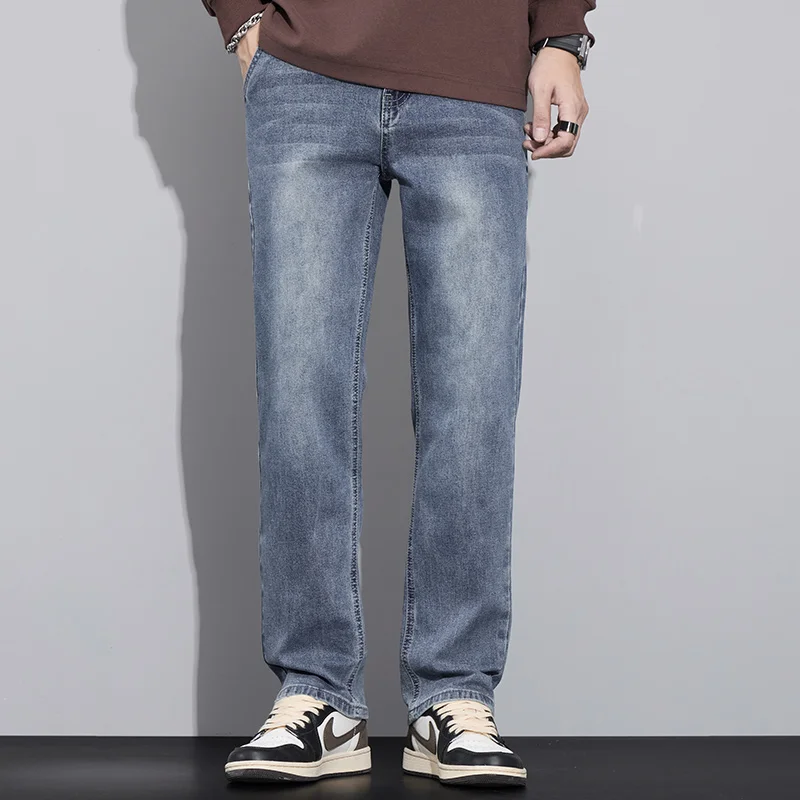 Autumn New Men's Fashion Baggy Jeans Blue Vintage High Street Stretch Straight Wide Legs Denim Trousers Streetwear Men's Pants
Autumn New Men's Fashion Baggy Jeans Blue Vintage High Street Stretch Straight Wide Legs Denim Trousers Streetwear Men's Pants