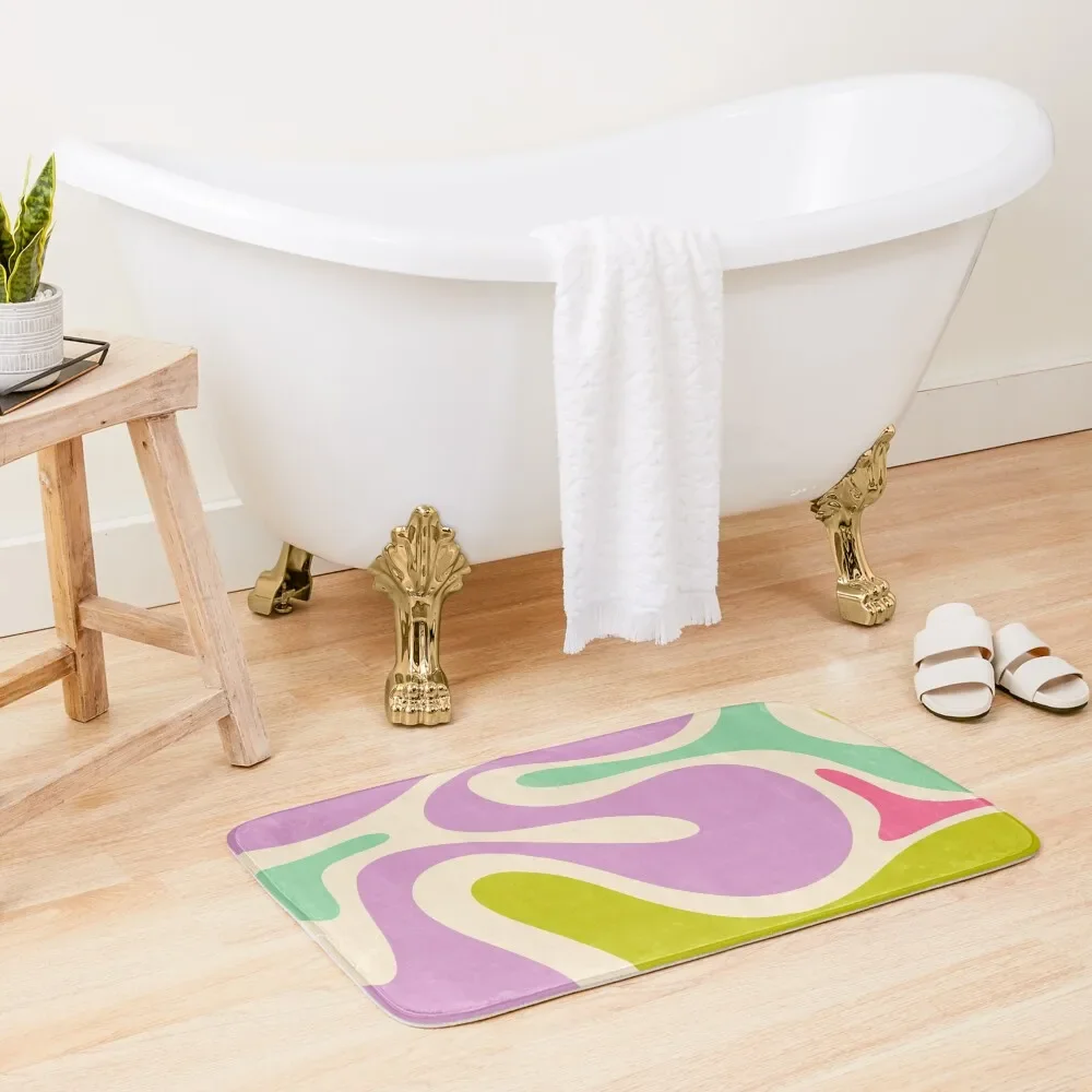 Smooth Contours Retro Modern Abstract Pattern Pastel Lavender Lime Orange Mint Bath Mat Carpet Rug Bath Rugs Mat
Smooth Contours Retro Modern Abstract Pattern Pastel Lavender Lime Orange Mint Bath Mat Carpet Rug Bath Rugs Mat