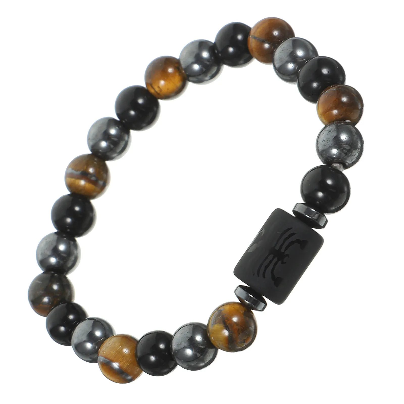 Natural Stone Beaded Bracelet For Women Men Obsidian Wrist Jewelry Smooth Durable Daily Wear Chic Unisex Accessory
Natural Stone Beaded Bracelet For Women Men Obsidian Wrist Jewelry Smooth Durable Daily Wear Chic Unisex Accessory