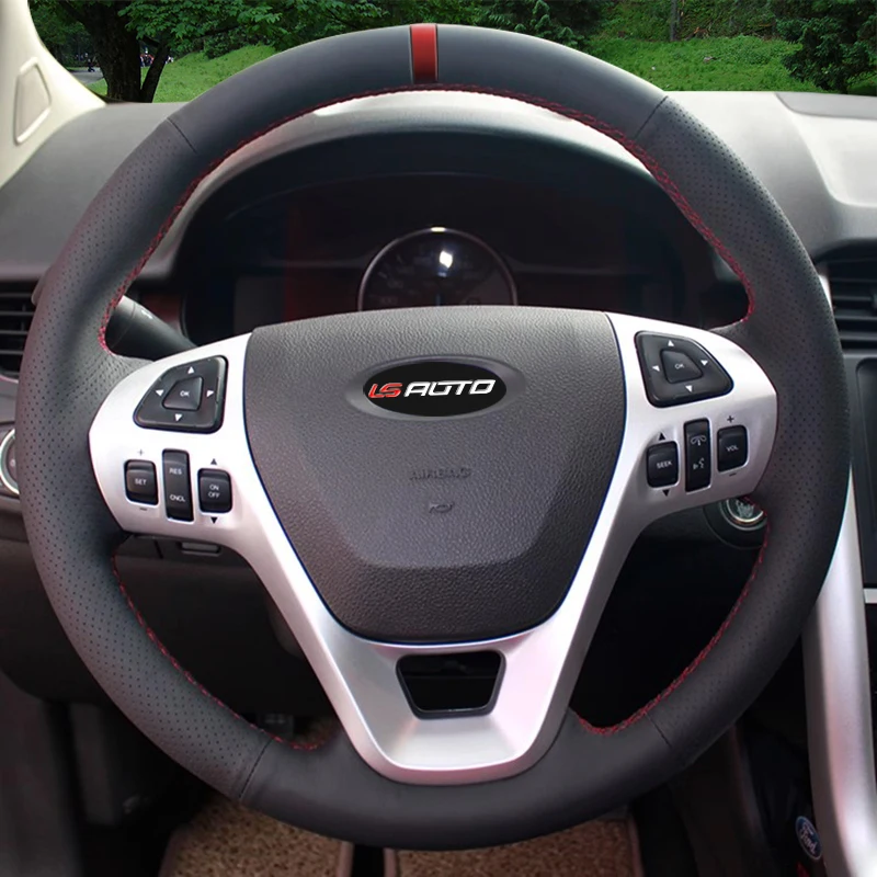 LS AUTO Microfiber Leather Hand Stitched Steering Wheel Cover for Ford Edge 2009-2012 Year
LS AUTO Microfiber Leather Hand Stitched Steering Wheel Cover for Ford Edge 2009-2012 Year
