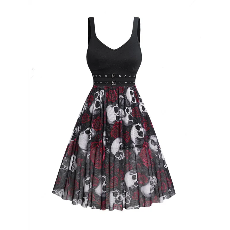 ABRT-Женские летние и осенние повседневные платья, готическое платье без рукавов с v-образным вырезом, струящееся платье трапециевидной формы с запахом
ABRT-Женские летние и осенние повседневные платья, готическое платье без рукавов с v-образным вырезом, струящееся платье трапециевидной формы с запахом