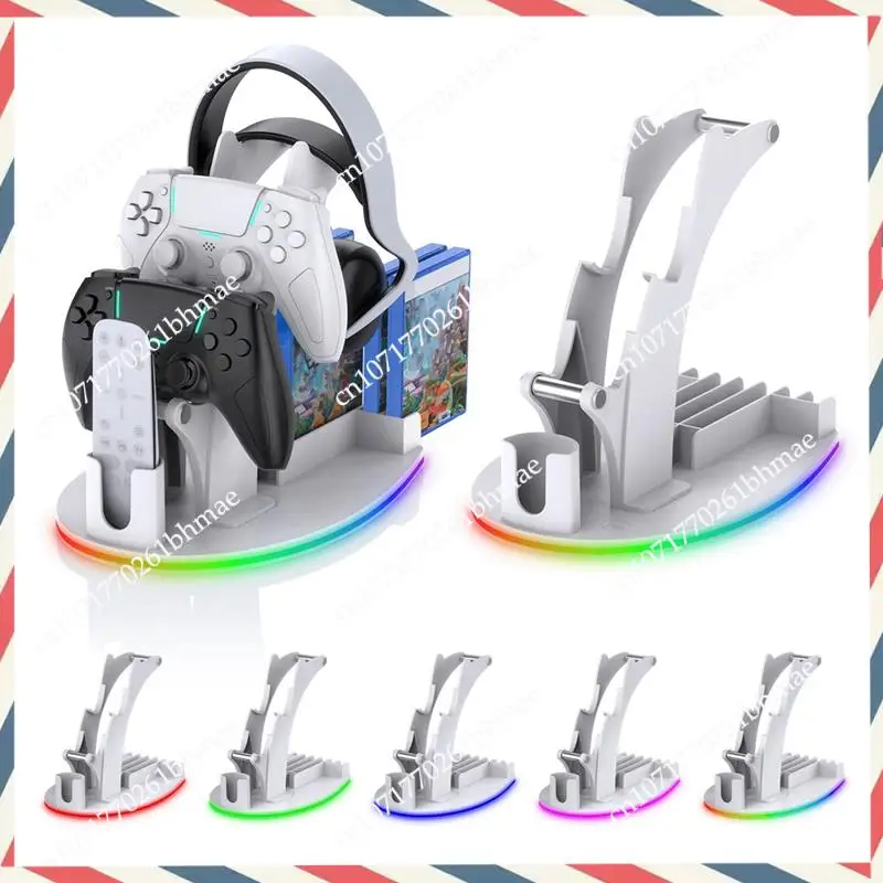 -A21Z для PS5, настольная подставка для хранения, подставка для контроллера с RGB-подсветкой, наушники/ручка/пульт дистанционного управления/дисковая настольная подставка для хранения, белая
-A21Z для PS5, настольная подставка для хранения, подставка для контроллера с RGB-подсветкой, наушники/ручка/пульт дистанционного управления/дисковая настольная подставка для хранения, белая