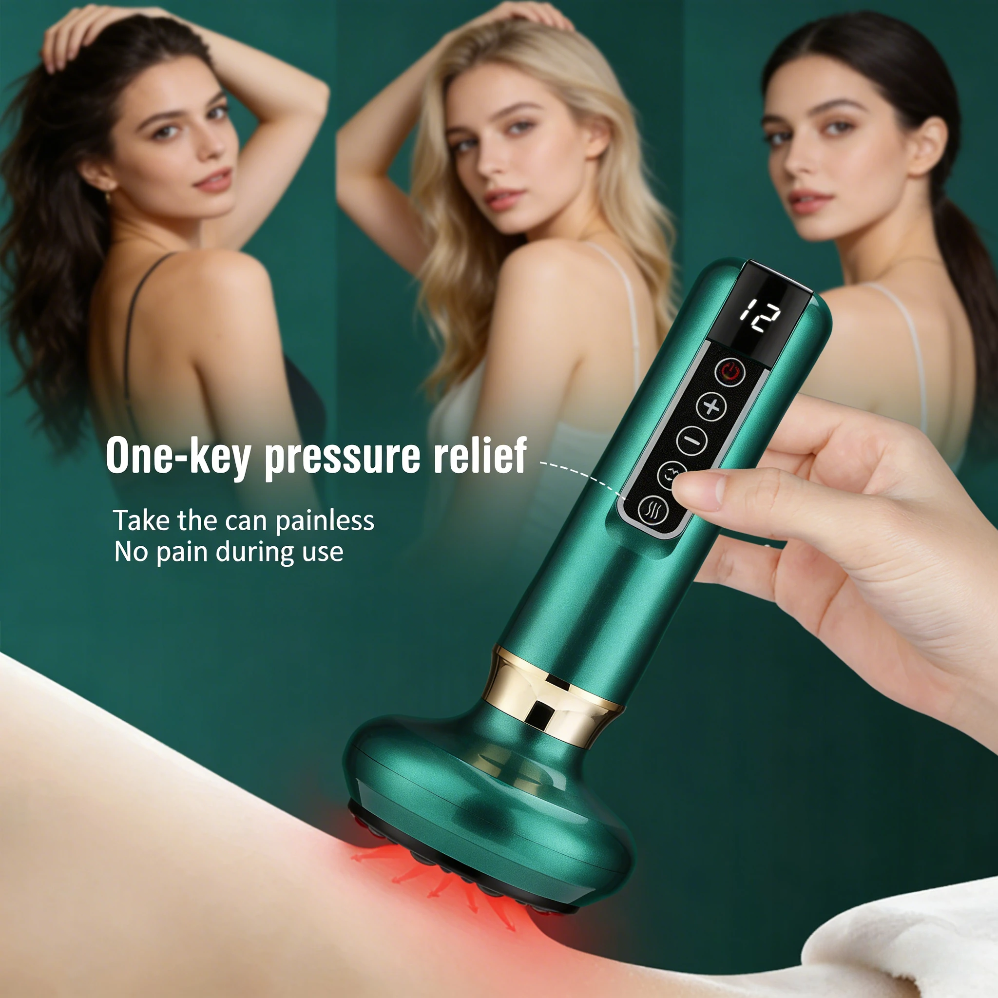 Electric Guasha Scraping Tool with Cupping Suction and Infrared Heat for Deep Tissue Massage Back Pain Relief Health Care Device
Electric Guasha Scraping Tool with Cupping Suction and Infrared Heat for Deep Tissue Massage Back Pain Relief Health Care Device