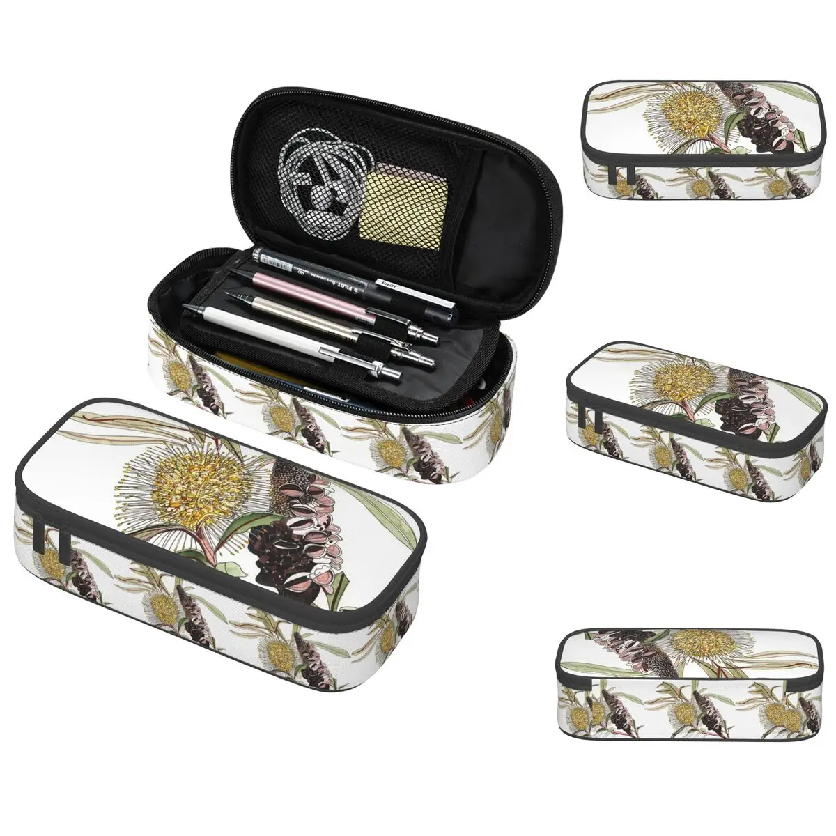 Banksia Flower Pod Australian Flora Yellow Pencil Case Boys Girls School Pen Box Pencil Bag Stationery Supplies Pen Holder Bag
Banksia Flower Pod Australian Flora Yellow Pencil Case Boys Girls School Pen Box Pencil Bag Stationery Supplies Pen Holder Bag