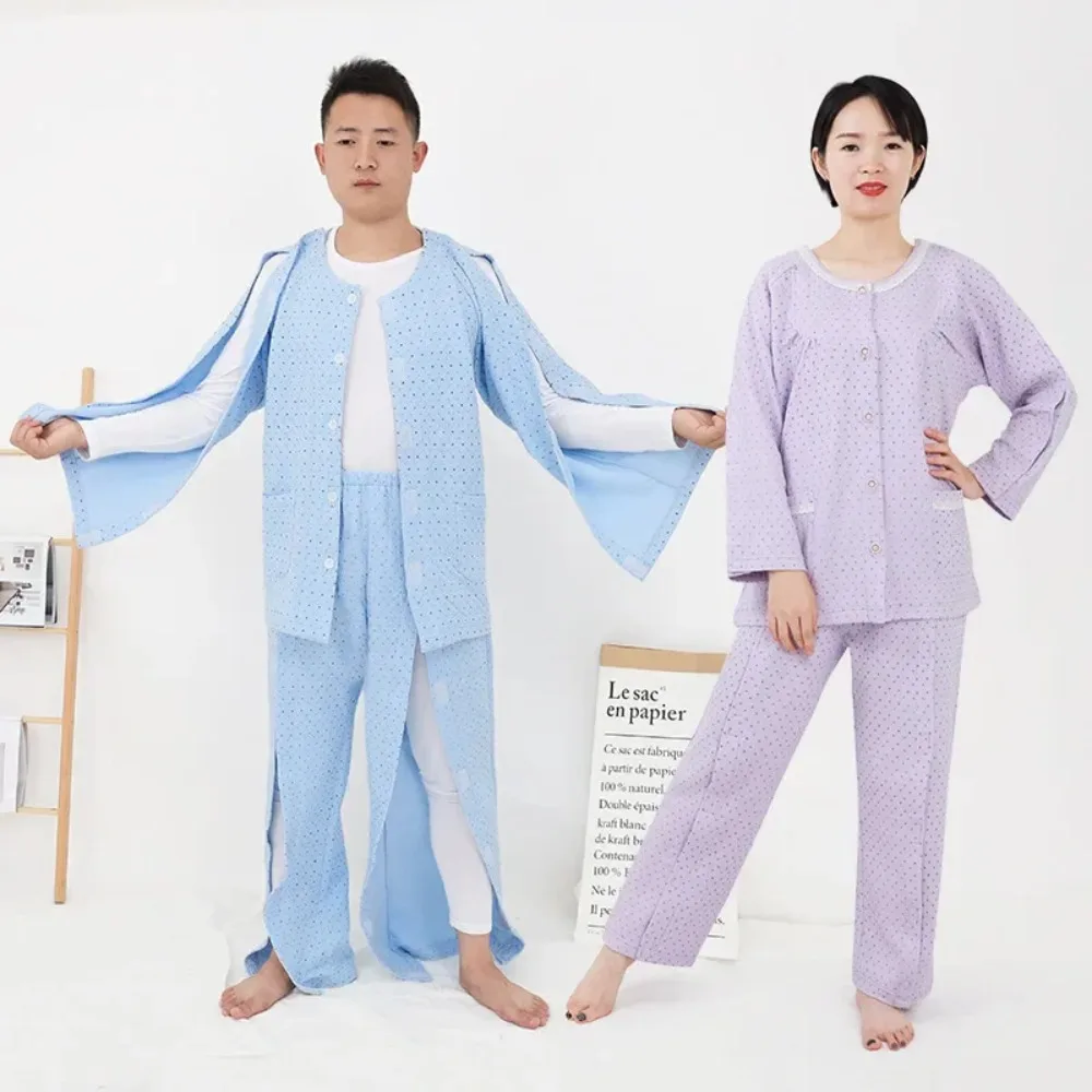 Cotton-pasted Nursing Clothes Are Easy To Wear, Orthopedic Hospital Clothes, Bed-ridden Elderly Pajamas.
Cotton-pasted Nursing Clothes Are Easy To Wear, Orthopedic Hospital Clothes, Bed-ridden Elderly Pajamas.