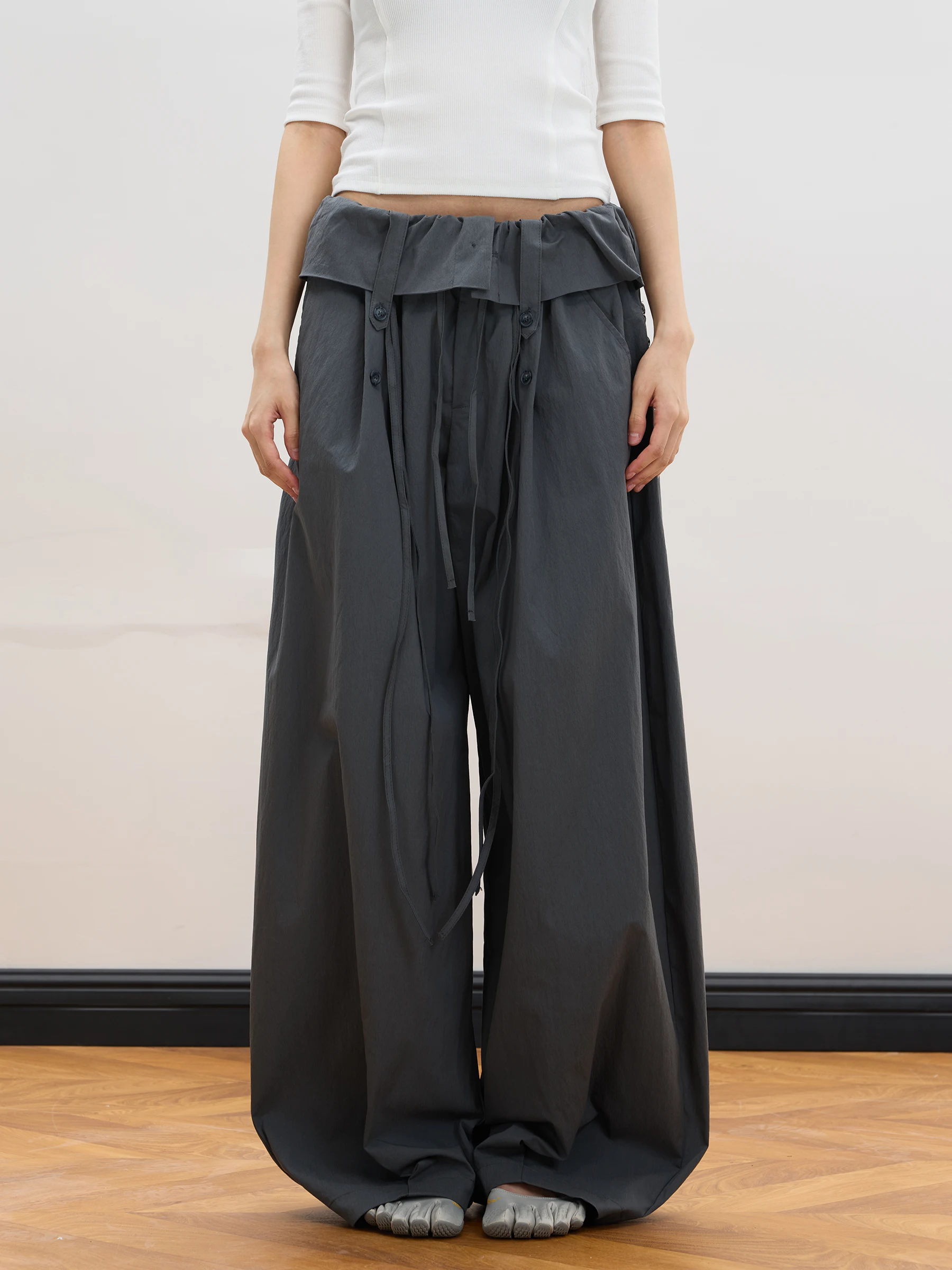 JUNECUT Casual Wide Leg Paratrooper Pants Cool Sensation Quick Dry Loose Summer Leisure Trousers Female Spring Autumn
JUNECUT Casual Wide Leg Paratrooper Pants Cool Sensation Quick Dry Loose Summer Leisure Trousers Female Spring Autumn