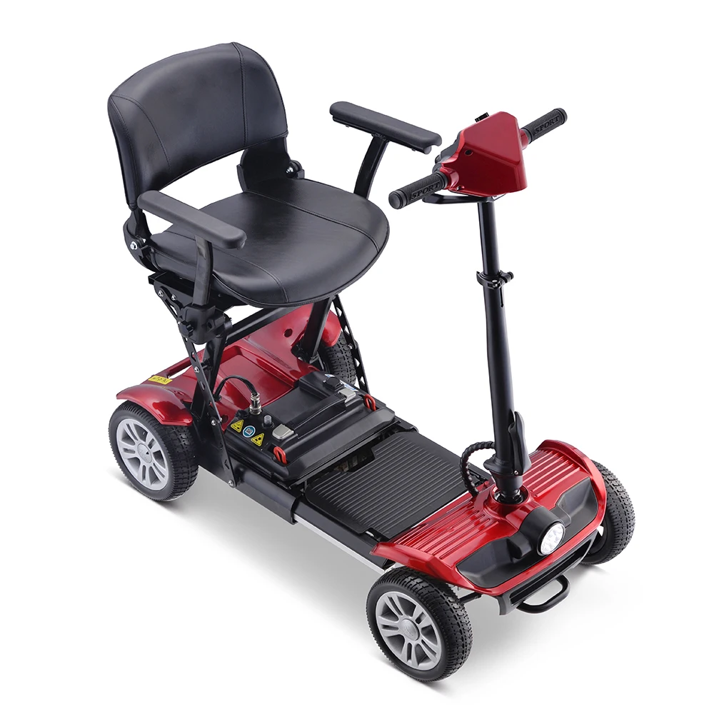 Top Selling Lightweight Foldable Elderly Mobility Scooter 4 Wheel Electric Mobility Scooter for Disabled
Top Selling Lightweight Foldable Elderly Mobility Scooter 4 Wheel Electric Mobility Scooter for Disabled