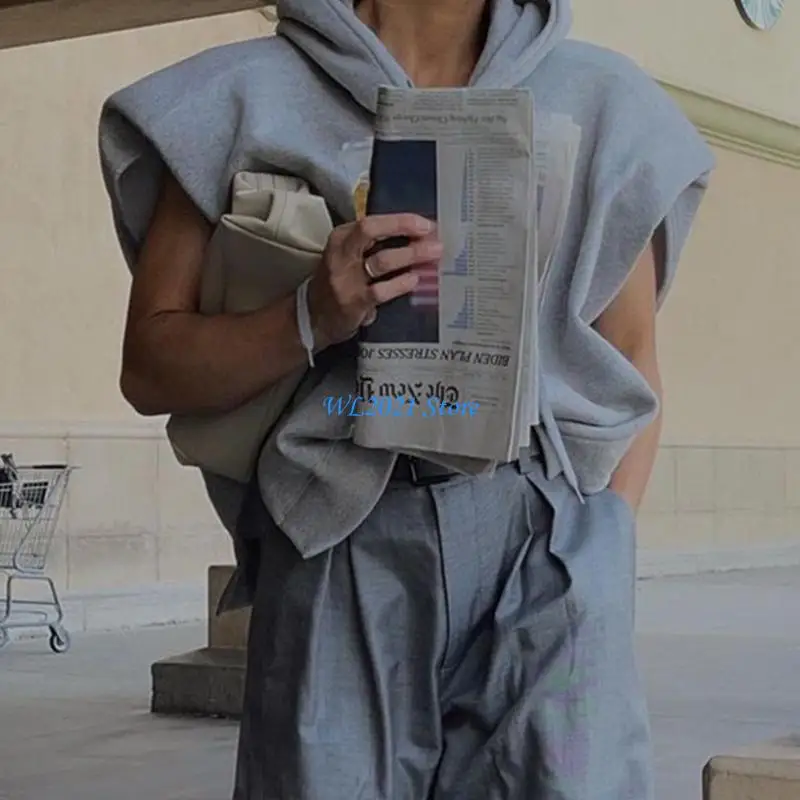 G5GC Women's Sleeveless Hoodie Hooded Sweatshirt Casual Loose Drawstring Hoodies 
G5GC Women's Sleeveless Hoodie Hooded Sweatshirt Casual Loose Drawstring Hoodies