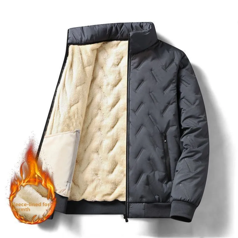 Thiened Fce Men's Cotton Jaet ort Sle Warmth Autumn Winter Faion Urban Loose Fit Polyester Fiber Fill Youth Coat
Thiened Fce Men's Cotton Jaet ort Sle Warmth Autumn Winter Faion Urban Loose Fit Polyester Fiber Fill Youth Coat