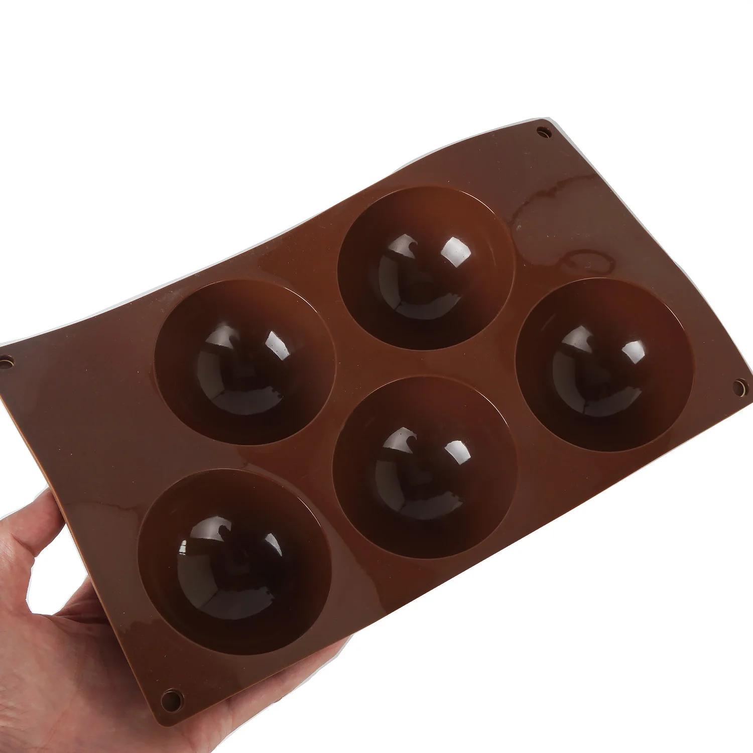 5-Cavity Hemisphere Silicone Candle Mold DIY Cake Mold Flexible Resin Mold 10345150
5-Cavity Hemisphere Silicone Candle Mold DIY Cake Mold Flexible Resin Mold 10345150