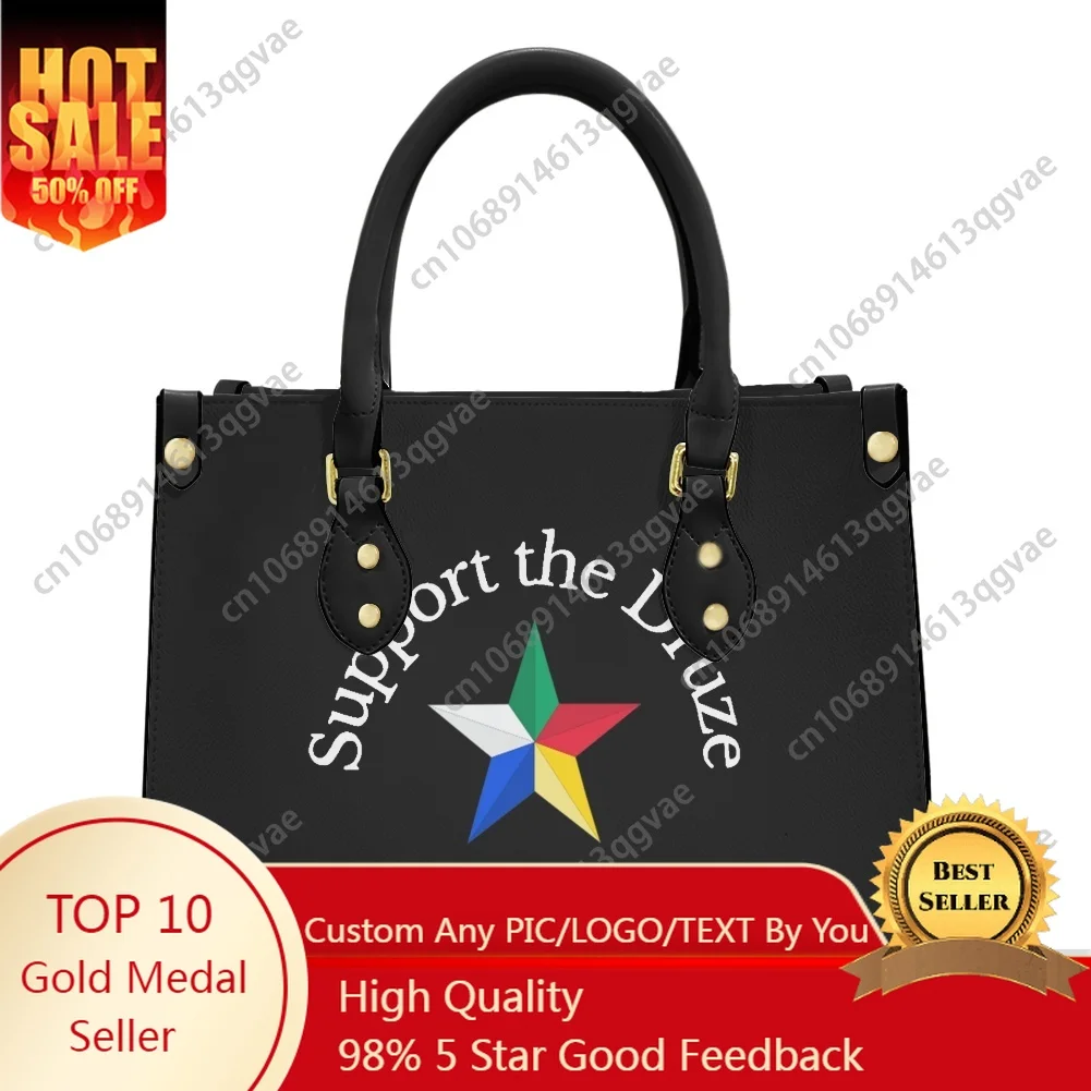 Support The Druze Druze Star Tote Bag Purse Womens Mens Personalized Text Image PU Leather Handbag Business Shopping Gift Bags
Support The Druze Druze Star Tote Bag Purse Womens Mens Personalized Text Image PU Leather Handbag Business Shopping Gift Bags