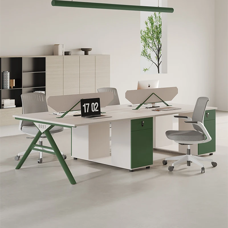 Staff Desk Simple Modern 2 Double/4/Four/6 Six Seat Screen Card Space Staff Seat Office Desk and Chair Combination
Staff Desk Simple Modern 2 Double/4/Four/6 Six Seat Screen Card Space Staff Seat Office Desk and Chair Combination