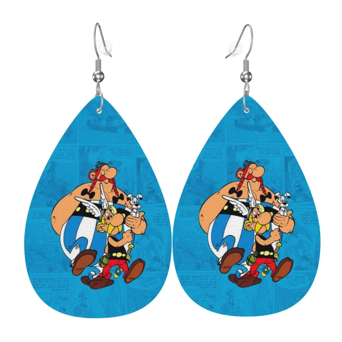 Пользовательские охотничьи кожаные серьги-капли Астерикс и Обебеликс, персонализированные для женщин, забавные аниме-мультяшные ювелирные аксессуары
Пользовательские охотничьи кожаные серьги-капли Астерикс и Обебеликс, персонализированные для женщин, забавные аниме-мультяшные ювелирные аксессуары