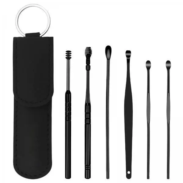 6PCS Cleaner Tool Set Spiral Ear Pick with Round Head Earpick Sticks for Safe Ear Cleaning
6PCS Cleaner Tool Set Spiral Ear Pick with Round Head Earpick Sticks for Safe Ear Cleaning