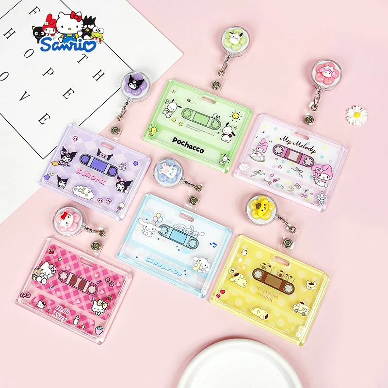 Sanrio Cinnamoroll Transparent Card Sleeves Kawaii Anime Cartoon Cute Kuromi Keychain Pendant Card Protective Case Girls Gifts
Sanrio Cinnamoroll Transparent Card Sleeves Kawaii Anime Cartoon Cute Kuromi Keychain Pendant Card Protective Case Girls Gifts