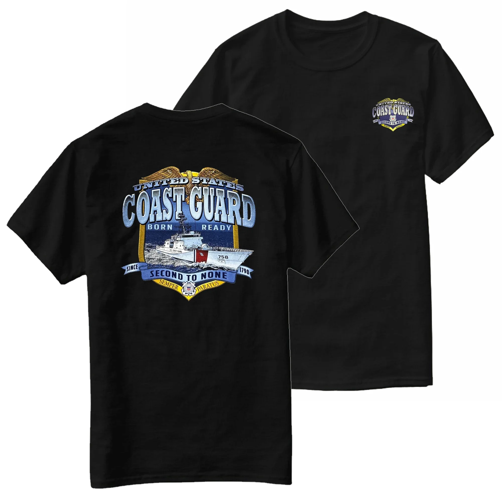 Second To None Semper Paratus US Coast Guard T-Shirt 100% Cotton O-Neck Summer Short Sleeve Casual Mens T-shirt Size S-3XL
Second To None Semper Paratus US Coast Guard T-Shirt 100% Cotton O-Neck Summer Short Sleeve Casual Mens T-shirt Size S-3XL