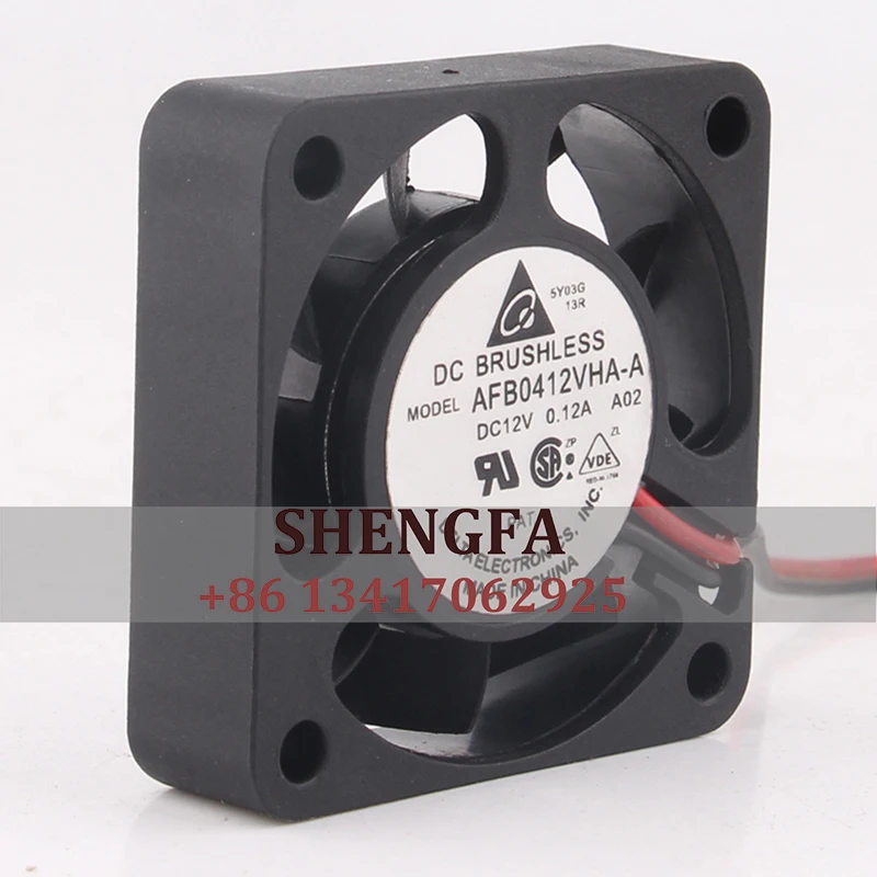 Delta Case Fan Dual Ball Bearing AFB0412VHA-A 40x40x10mm 12V 0.12A 4010 4-Wire Temperature Control Silent Cooling Fan
Delta Case Fan Dual Ball Bearing AFB0412VHA-A 40x40x10mm 12V 0.12A 4010 4-Wire Temperature Control Silent Cooling Fan
