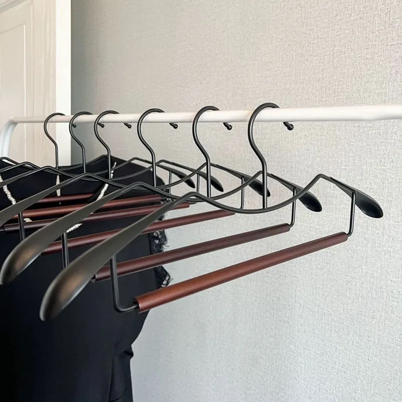 5pcs Short Neck Beech Wood Hanger Shoulder Simulation Non-slip No Trace Metal Clothes Support for Home Hotel Garment Hanging
5pcs Short Neck Beech Wood Hanger Shoulder Simulation Non-slip No Trace Metal Clothes Support for Home Hotel Garment Hanging