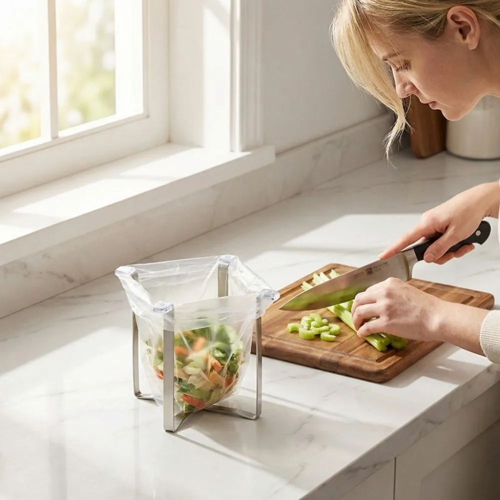 Stainless Steel Kitchen Sink Strainer Disposable Mesh Elastic Anti-Clogging Sink Basket Holder 100pcs Strainer Net Bags
Stainless Steel Kitchen Sink Strainer Disposable Mesh Elastic Anti-Clogging Sink Basket Holder 100pcs Strainer Net Bags