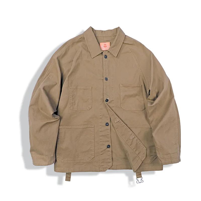 32Days workwear retro heavyweight workwear Paris button lapel jacket quality coffee color spring and autumn loose coat men
32Days workwear retro heavyweight workwear Paris button lapel jacket quality coffee color spring and autumn loose coat men