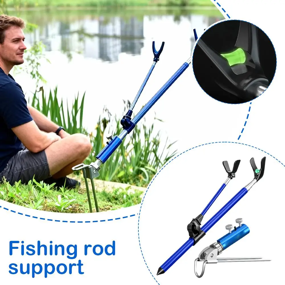 New Telescopic Fishing Rod Holder Stainless Steel Thickened Dual Purpose For Outdoor Fishing Support Stand Rod Holder
New Telescopic Fishing Rod Holder Stainless Steel Thickened Dual Purpose For Outdoor Fishing Support Stand Rod Holder