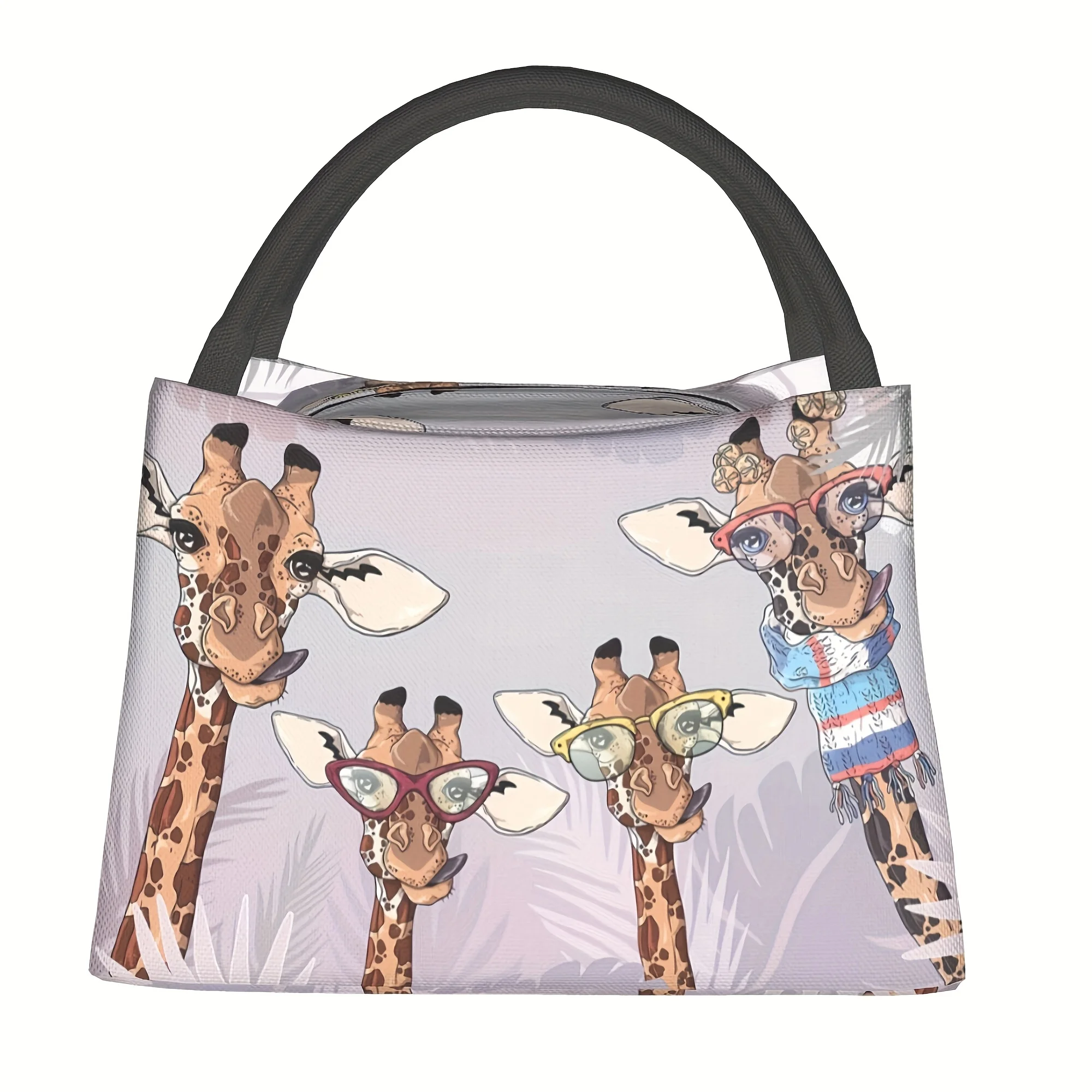 FUNNY Four Giraffe Pattern Portable and Reusable Refrigerated Bag, Insulated Lunch Bag, A Must-have for Camping Beaches
FUNNY Four Giraffe Pattern Portable and Reusable Refrigerated Bag, Insulated Lunch Bag, A Must-have for Camping Beaches