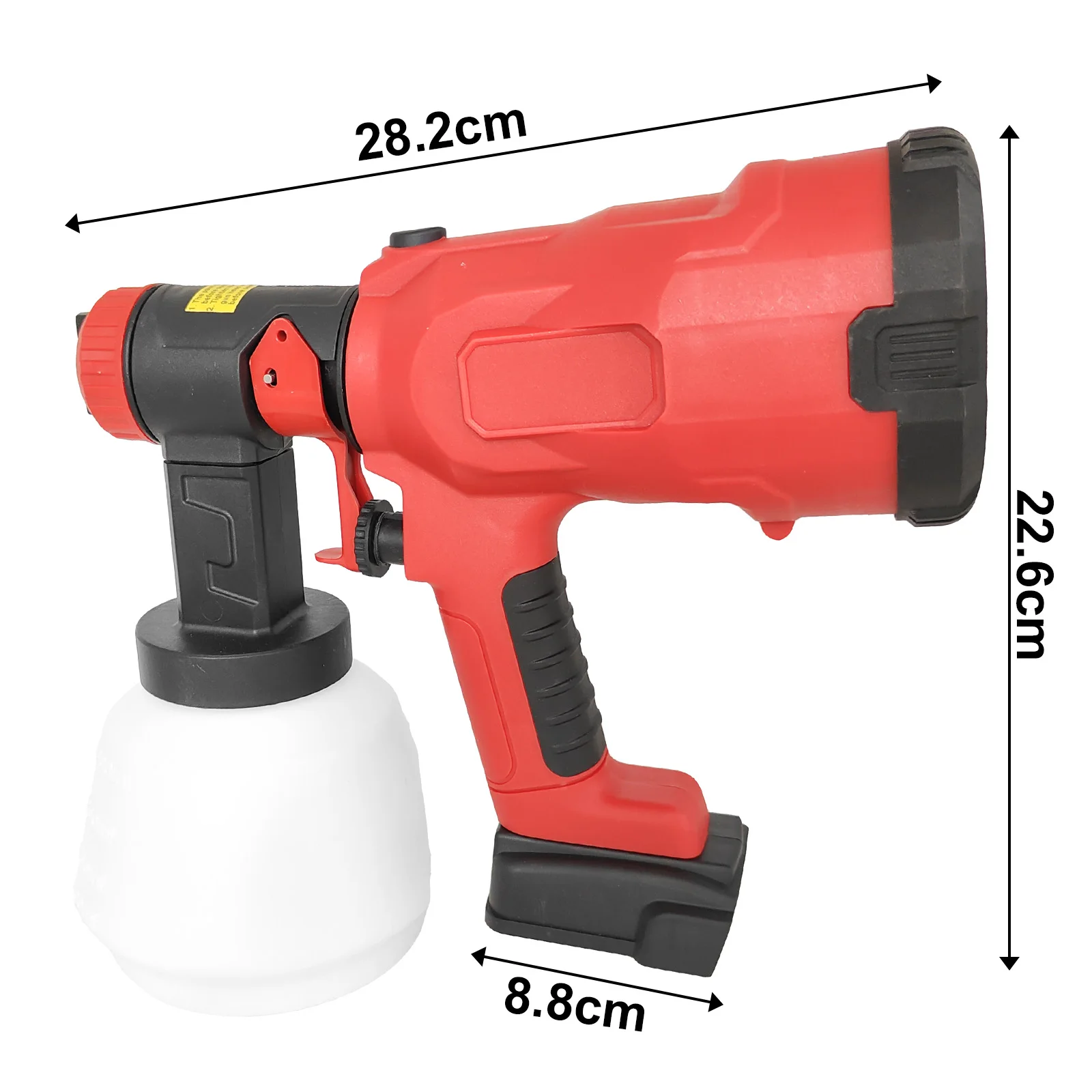 Cordless Paint Sprayer for Milwaukee 18V Battery, 1000ml HVLP Electric Spray Gun with 4 Nozzles & 3 Spray Patterns, Adjustable Flow Control for Home Furniture, Fence, Wall DIY Painting (Battery Not Included)
Cordless Paint Sprayer for Milwaukee 18V Battery, 1000ml HVLP Electric Spray Gun with 4 Nozzles & 3 Spray Patterns, Adjustable Flow Control for Home Furniture, Fence, Wall DIY Painting (Battery Not Included)