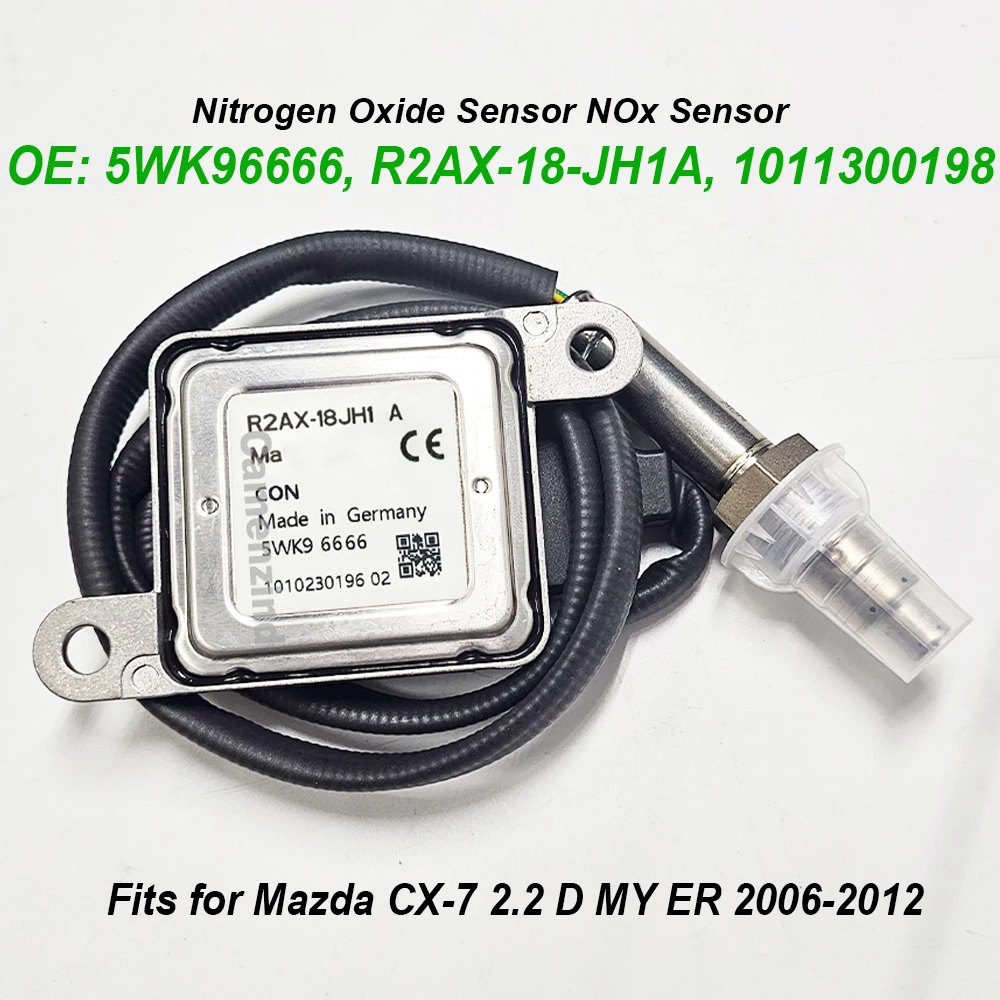 5WK96666 R2AX-18-JH1A Nitrogen Oxide Nox Sensor R2AX-18JH1A 1011300198 NEW High Quality For Mazda CX-7 2.2L Diesel
5WK96666 R2AX-18-JH1A Nitrogen Oxide Nox Sensor R2AX-18JH1A 1011300198 NEW High Quality For Mazda CX-7 2.2L Diesel